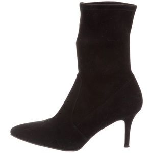 Stuart Weitzman suede sock boots
